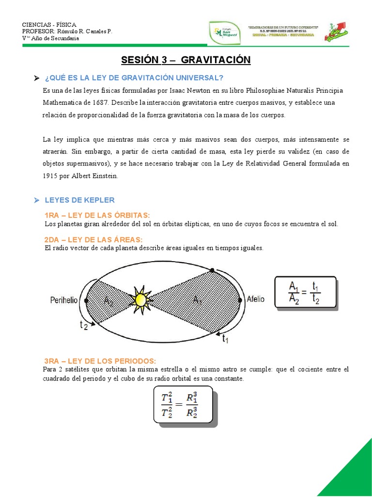 Fisica de 5to | PDF | Gravedad | Orbita