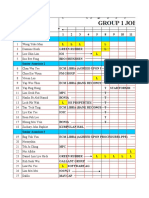 Group 1 Job Scheduling Chart 2007: Updated: 26/10/07