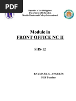 Sequence of Front Office Service | PDF