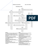 Chemistry of Life: Name: Jose David Parada Polentino Date: 08/10/2020