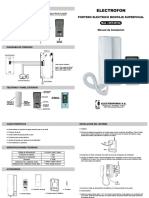 Manual Portero Electrofon Ext-2013a