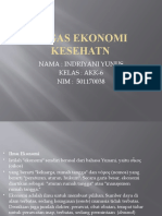 EKONOMI KESEHATAN (Indriyani Yunus)