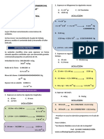 Guai de Trabajo de Conversion de Unidade y Notacioes 10º