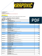 Akrapovic exhaust price list for Honda motorcycles