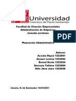 Investigación de Planeación Administrativa