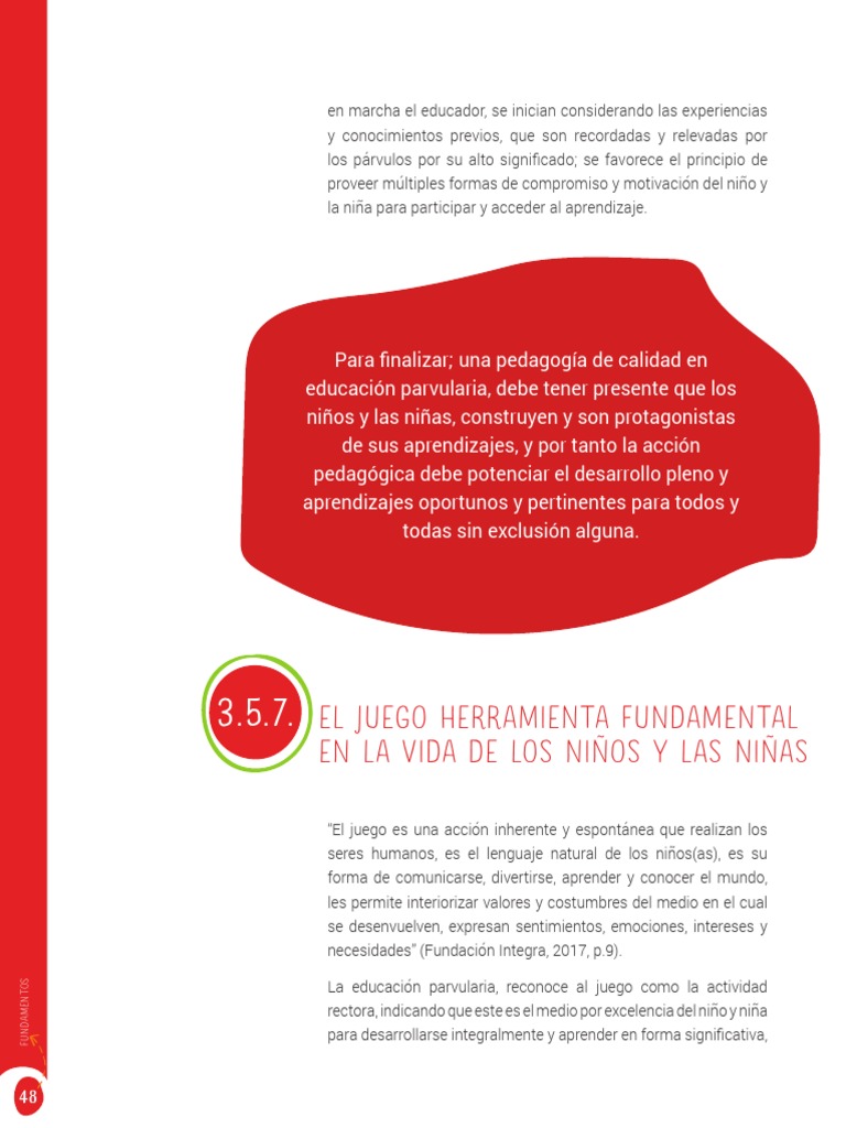 El Juego como Estrategia Pedagógica | PDF | Educación de la primera ...