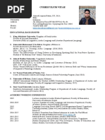 Curriculum Vitae: Ahakim0005@stu - Kau.edu - Sa