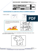 06 Geometría - Clases de Líneas Rompecabezas - Fichas