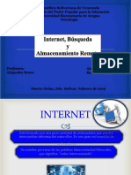 Internet y sus características: conexión, navegadores, buscadores y almacenamiento remoto
