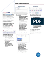 Student Quick Reference Guide: Writing Dashboard Student Writing Screen Writing Portfolio