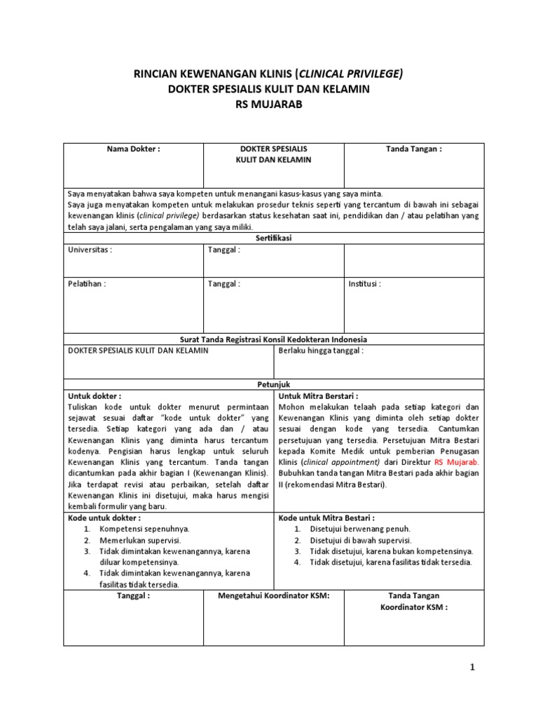 Contoh RKK Kulit Kelamin | PDF