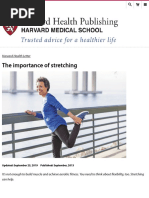 The Importance of Stretching - Harvard Health