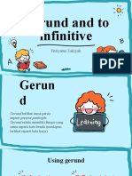 To Infinitive and Gerund