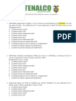 Taller - Cálculo de Medicamentos Servicios Farmaceúticos - Modificado James Bedoya 17 de Abril 2021