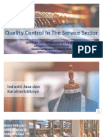 Quality Control in The Service Sector