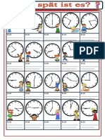 Wie Spat Ist Es Arbeitsblatter - 37013