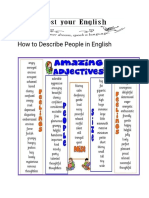 How to Describe People in English