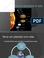 Terra Um Planeta Com Vida 5ºano