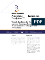Modul AKL II - 4. Teknik Prosedur LK Konsolidasian