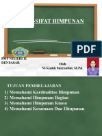 Sifat-Sifat Himpunan