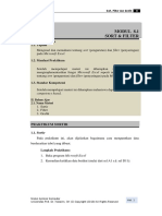 MODUL 8 - Sort, Filter Dan Grafik - Microsoft Excel