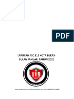 Laporan PSC Bekasi Januari 2020