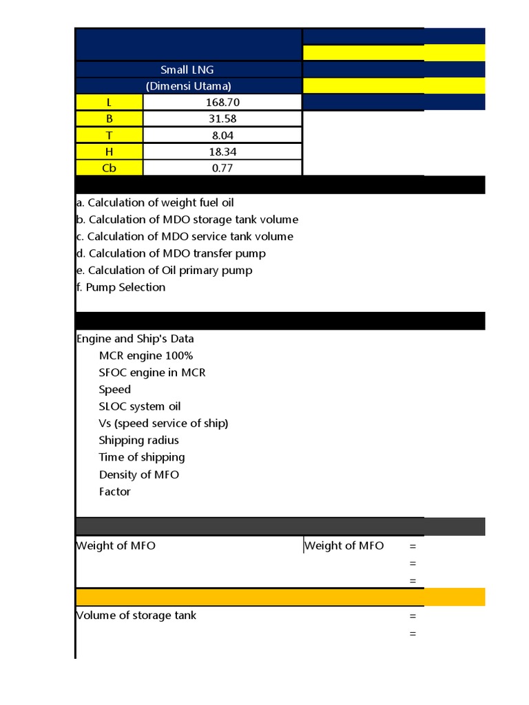 LNG Fuel System Calculations | PDF | Pump | Pipe (Fluid Conveyance)