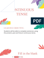 Continuous Tenses P3 LAST