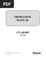 Download Uniwell UX-40 by Enter_69 SN5036990 doc pdf