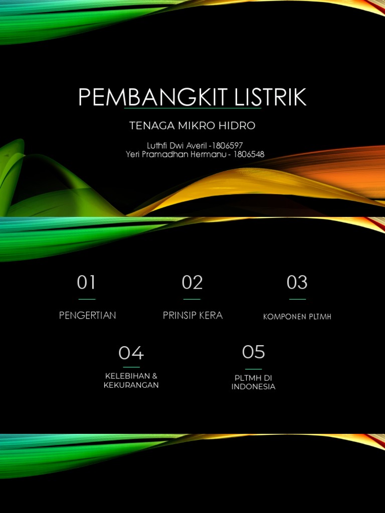 Pembangkit Listrik Tenaga Mikrohidro | PDF | Teknologi & Rekayasa