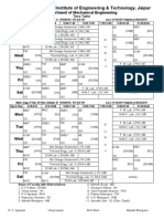 time table