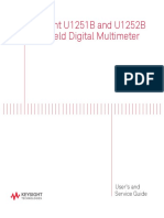 Keysight U1251B and U1252B Handheld Digital Multimeter: User's and Service Guide