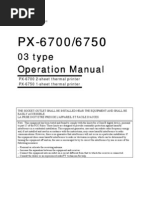 px6700 px6750 03 Operation Manual