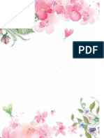 (Letter Paper) Five-Petaled Flowers