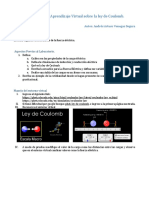 1 Laboratorio de Aprendizaje Virtual Sobre Ley de Coulomb Version 3