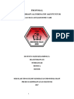 Proposal Usaha Therapi Alternatif Akupuntur Tugas Mata Kuliah Home Care PDF Free