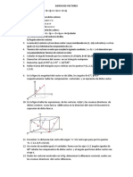 Ejercicios Vectores