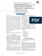 A Comparative Study of Financial Performance Using Ratio Analysis Between ABB and Rockwell