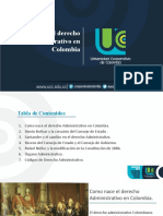 Derecho Administrativo en Colombia - Diapositivas Clases