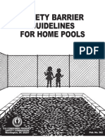 Safety Barrier Guidelines For Home Pools: U.S Consumer Product Safety Commission Washington, DC 20207 Pub. No. 362