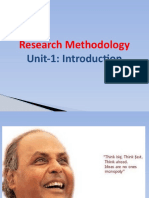 Research Methodology: Unit-1: Introduction