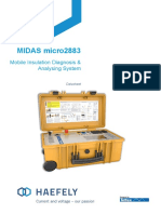 Midas Micro 2883 - Mobile Insulation Diagnosis and Analysing System