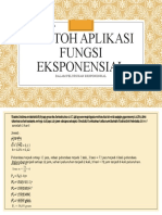 Keisha Azmiarti - L1a020055 - Contoh Aplikasi Fungsi Eksponensial