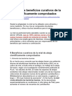 5 Increíbles beneficios curativos de la miel científicamente comprobados