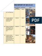 Observations Report of U - 11 & 12