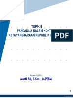 TOPIK 9 Pancasila Dalam Konteks Ketatanegaraan RI