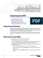 Configuring System MTU: Finding Feature Information