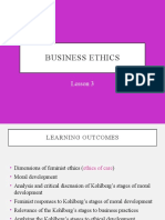 Business Ethics Lesson 3