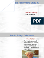 What Is Public Policy Why Study It