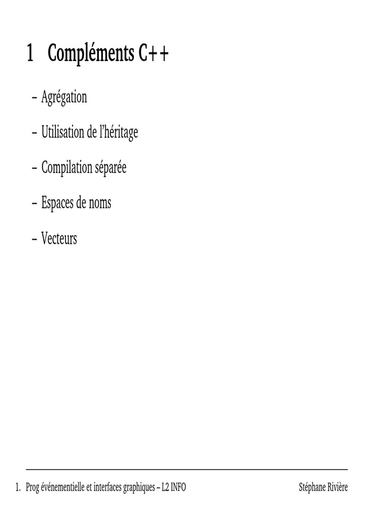 Interfaces Graphiques en C++ | PDF | Macro-définition | C (Langage de ...
